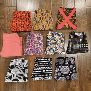 Lot of LuLaRoe Leggings - One Size (OS)